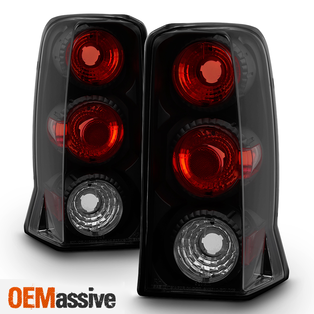 Fits 20022006 Cadillac Escalade Black Smoked Tail Lights 2003 2004